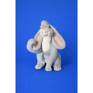 Original Vtg Bunny Whiterock Studio Pottery Figurine Rabbit Vintage Rare Clay 🐰